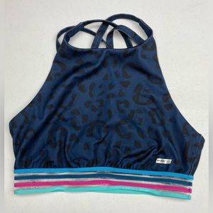 Athletic Works NAVY  Wireless BRA/TOP, S *P1089